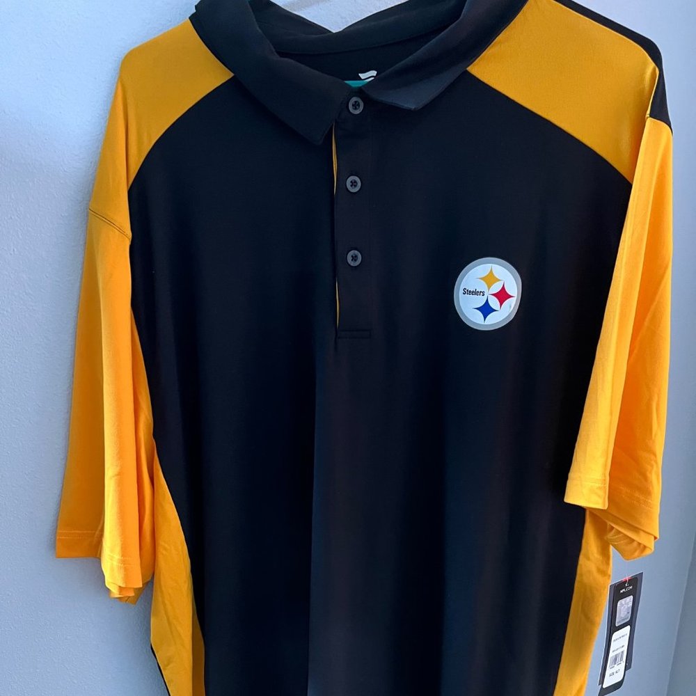 NWT Steelers Polo shirts XLT-Tall and 2XL